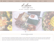 Tablet Screenshot of dlinacatering.com